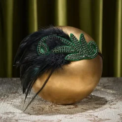 1920s The Great Gatsby Flapper Headband The Great Gatsby Wedding Guest Collarless Fancy Dress Women's Halloween Carnival Masquerade Party Masquerade Wedding Reception Adults' Hair Band All Seasons