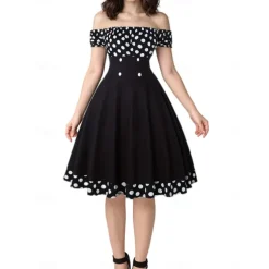 1950s Vintage Inspired Dress Fancy Dress Women's Daily Wear Date Party & Evening Adults' Spring & Summer