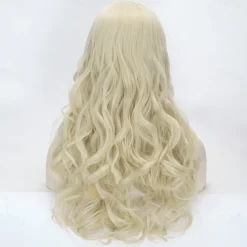 70s Wigs For Women Big Blonde Vintage Wig 80s Disco Wig Feathered Sides Big Wavy Curly Costume Wig For Women Halloween Wigs