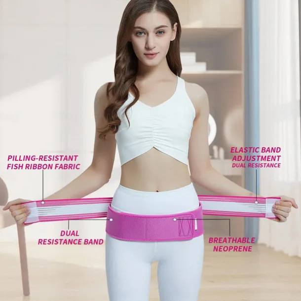 Sacroiliac Hip Belt for Women, Hip Braces for Hip Pain, back support belt for women, Pelvic Support Belt, Adjustable Sciatica Pelvis Lumbar Pain Relief Trochanter Brace