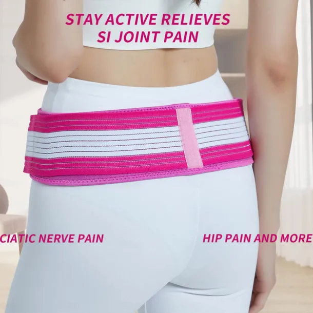 Sacroiliac Hip Belt for Women, Hip Braces for Hip Pain, back support belt for women, Pelvic Support Belt, Adjustable Sciatica Pelvis Lumbar Pain Relief Trochanter Brace
