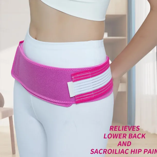 Sacroiliac Hip Belt for Women, Hip Braces for Hip Pain, back support belt for women, Pelvic Support Belt, Adjustable Sciatica Pelvis Lumbar Pain Relief Trochanter Brace
