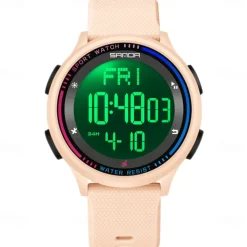 SANDA 6158 Men LED Digital Military Watch Man Sports Watches Outdoor 5Bar Waterproof Wristwatches Male Clock
