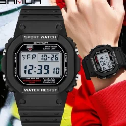 SANDA style Digital Watch Men Luxury Brand Military Watch Fashion Men Sport Watch Alarm Stopwatch Clock Male Wrist Watch