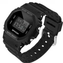 SANDA Digital Watch Men Women 50M Waterproof Sports Watches Male Ladies Clock Electronic Square Watch