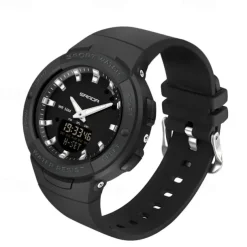 SANDA Men Digital Watch Fashion Casual Wristwatch Shock Resistant Luminous Stopwatch Alarm Clock Countdown Resin Watch