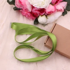 Satin / Tulle Wedding / Party / Evening Sash With Belt / Appliques / Crystals / Rhinestones Women's Sashes