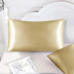 Satin Envelope Zipperless Pillowcase Simulated Silk Cold Feeling Pillowcase Pillow Cover