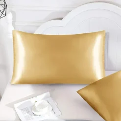 Satin Envelope Zipperless Pillowcase Simulated Silk Cold Feeling Pillowcase Pillow Cover