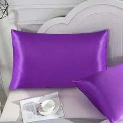 Satin Envelope Zipperless Pillowcase Simulated Silk Cold Feeling Pillowcase Pillow Cover