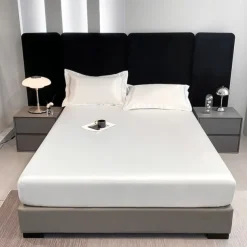 Satin Full-surround Anti-slip Urine-proof Mattress Cover Washed Silk Waterproof Bed Sheet Simmons Protective Cover