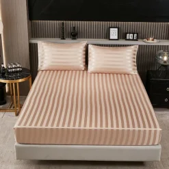 Satin Ice Silk Four-piece Set European American Sheets Bed Sheets Bedding