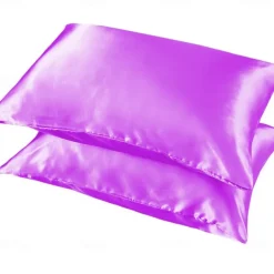 Satin Imitation Silk Pillowcases
