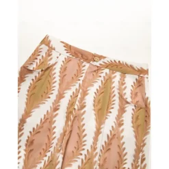 Satin Straight Pocket Full Length Pants