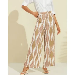 Satin Straight Pocket Full Length Pants