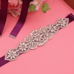 Satin Wedding / Party / Evening Sash With Imitation Pearl / Belt / Appliques Women's Sashes dress to impress