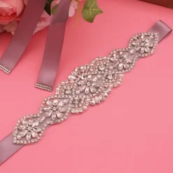 Satin Wedding / Party / Evening Sash With Imitation Pearl / Belt / Appliques Women's Sashes dress to impress