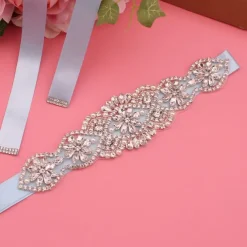 Satin Wedding / Party / Evening Sash With Imitation Pearl / Belt / Appliques Women's Sashes dress to impress