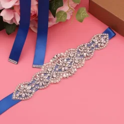 Satin Wedding / Party / Evening Sash With Imitation Pearl / Belt / Appliques Women's Sashes dress to impress