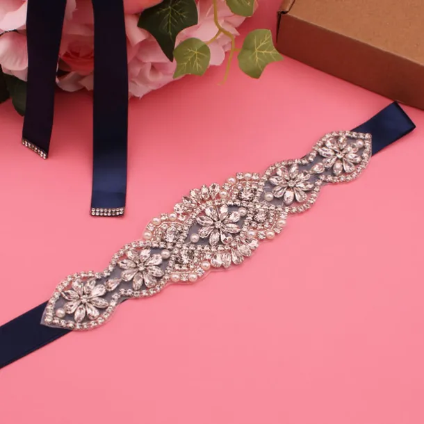 Satin Wedding / Party / Evening Sash With Imitation Pearl / Belt / Appliques Women's Sashes dress to impress