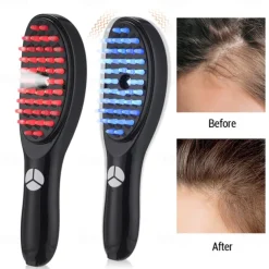 Scalp Massager Electric Scalp Massage Brush Hair Massage Brush Electric Head Scratcher Massage Comb with Soft Rubber