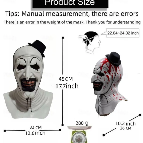 Scary Halloween Mask Cosplay,for Halloween Cosplay Props Accessory Horror Full Face Masks