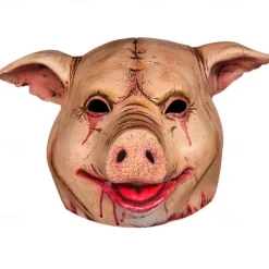 Scary Pig Halloween Mask Halloween Props Saw Funny Scary Costume Adults' Men's Women's Halloween Carnival Mardi Gras Easy Halloween Costumes Dress Up