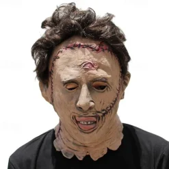 Scary Pig Halloween Mask Halloween Props Saw Funny Scary Costume Adults' Men's Women's Halloween Carnival Mardi Gras Easy Halloween Costumes Dress Up