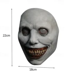 Scary Smiling Demons Halloween Mask Halloween Props LED Mask The Exorcist Horror Funny Scary Costume Adults' Men's Women's Halloween Carnival Mardi Gras Easy Halloween Costumes Dress Up
