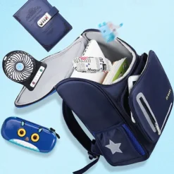 School Bag Popular Large Capacity Daypack Bookbag Laptop Backpack with Multiple Pockets for Men Women Boys Girls, Back to School Gift