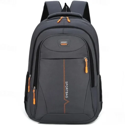 Schoolbag Solid Color for Student Boys Girls Multi-function Wear-Resistant Large Capacity Nylon School Bag Back Pack Satchel 22.06 inch, Back to School Gift