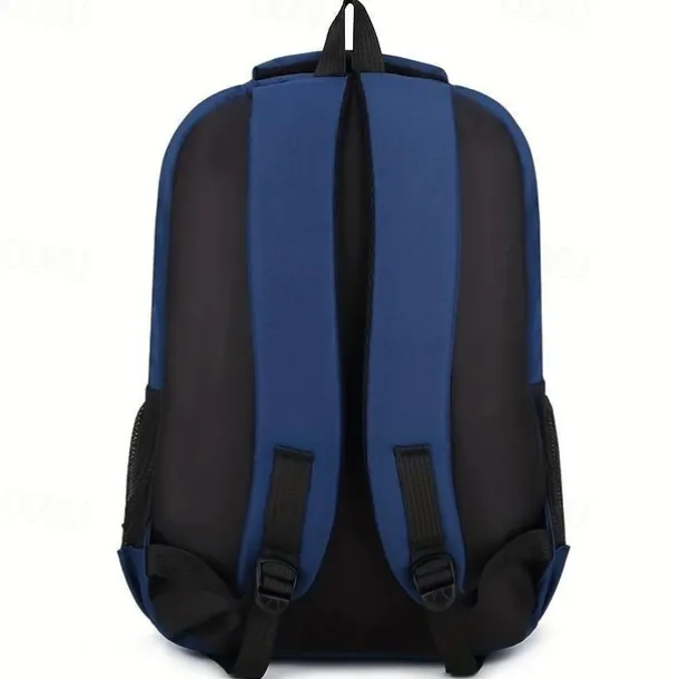 Schoolbag Solid Color for Student Boys Girls Multi-function Wear-Resistant Large Capacity Nylon School Bag Back Pack Satchel 22.06 inch, Back to School Gift