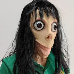 Scream MOMO Couples Mask Halloween Group Family Costumes Adults Men's Women's Scary Costume Party Halloween Carnival Mardi Gras Easy Carnival Costume