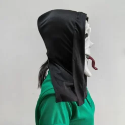 Scream MOMO Couples Mask Halloween Group Family Costumes Adults Men's Women's Scary Costume Party Halloween Carnival Mardi Gras Easy Carnival Costume