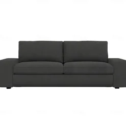 3-seat Sofa Cover Quilted 100% Cotton Slipcovers Solid Color KIVcover LITB PRIME cover