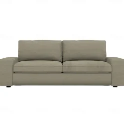 3-seat Sofa Cover Quilted 100% Cotton Slipcovers Solid Color KIVcover LITB PRIME cover