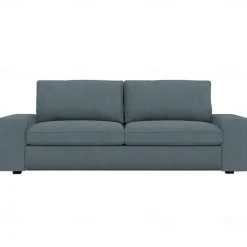 3-seat Sofa Cover Quilted 100% Cotton Slipcovers Solid Color KIVcover LITB PRIME cover