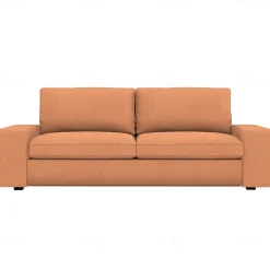 3-seat Sofa Cover Quilted 100% Cotton Slipcovers Solid Color KIVcover LITB PRIME cover