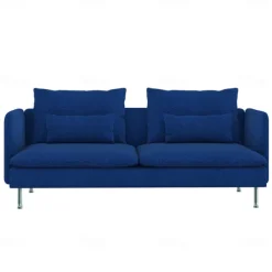 3-Seat Sofa Cover with Fine Linen Armrests Slipcovers Solid Color SODERcover LITB PRIME cover