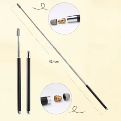 4-Section Scalable Capacitive pen For Universal for all touch screen tablets Portable New Design 2 in 1 stylus Aluminum Alloy ABS