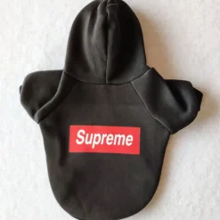 Security Dog Hoodies Dog Clothes Apparel Winter Sweatshirt Warm Sweater Cotton Jacket Coat Hoodie for Small Dog Medium Large Dog Cat (Black, 3XL)