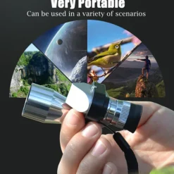 Seiko Manufacturing Mini HD Single Telescope With Portable Storage Bag High-power High-definition Low-light Night Vision Pocket Telescope