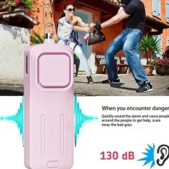 Self Defense Alarm 130dB Anti-wolf Women Security Protect AlertPersonal Safety Keychain Scream Loud Emergency Alarm