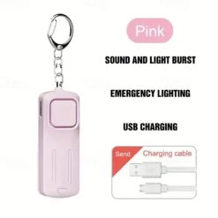 Self Defense Alarm 130dB Anti-wolf Women Security Protect AlertPersonal Safety Keychain Scream Loud Emergency Alarm