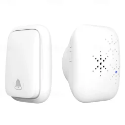 Self Powered Wireless Doorbell Waterproof No Battery Needed 38 Ringtones Plug-in Ding Dong Door Bell High Volume Nursing Bell