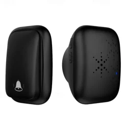 Self Powered Wireless Doorbell Waterproof No Battery Needed 38 Ringtones Plug-in Ding Dong Door Bell High Volume Nursing Bell