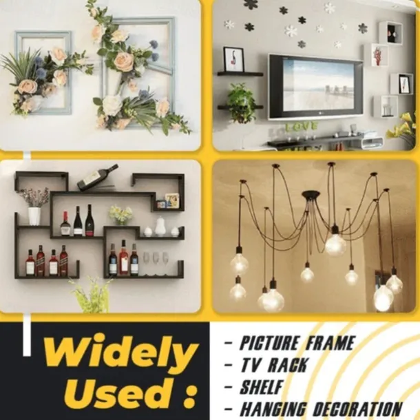 Self-Drilling Anchors Screws - Carbon Steel, Zinc-Plated, No-Drill Wall Anchors for Hanging Home Decor