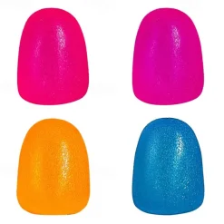 Sensory Fidget Toy, Stress Balls for Adults and Kids - 4pk Squishy Stress Balls, Random Color Resistance Fidget Toys, Sensory Stress Relief Squeeze Toys Squishy Toy