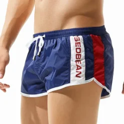 SEOBEAN® Men's Swim Trunks Swim Shorts Quick Dry Board Shorts Bathing Suit with Pockets Mesh Lining Drawstring Swimming Surfing Beach Water Sports Patchwork Summer / Stretchy