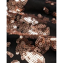 Sequin Crew Neck Bomber Jacket